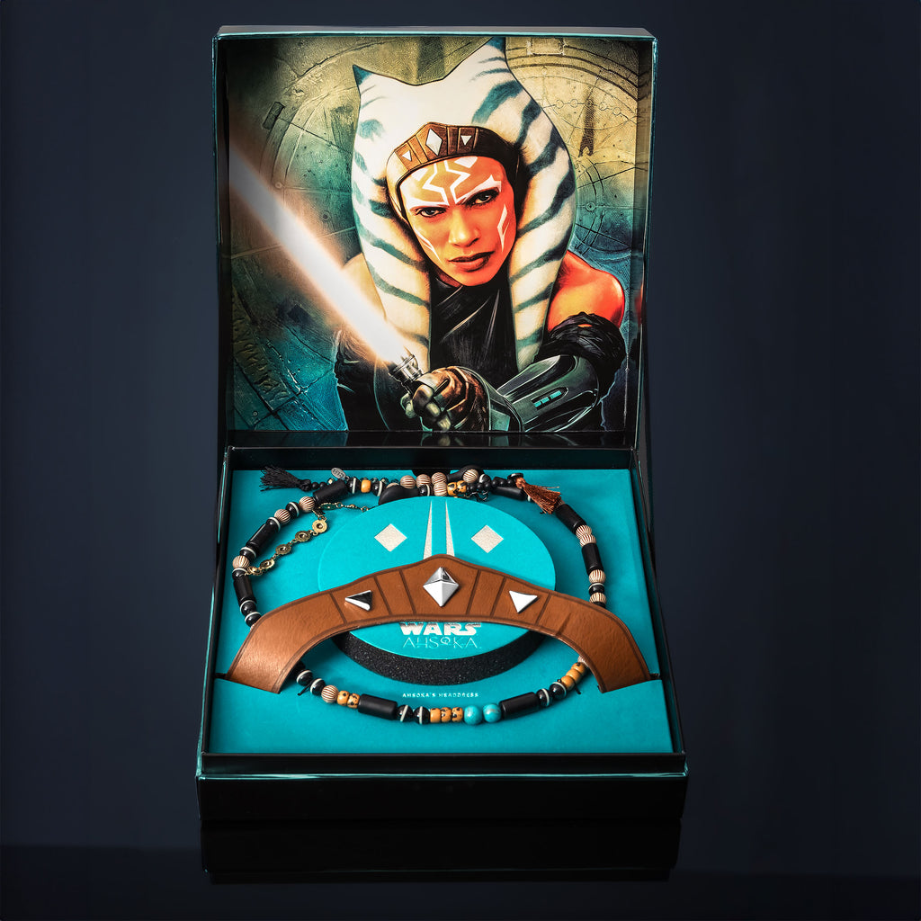 Produktbild Star Wars - Ahsoka Stirnband und Gürtelperlen Replik limitiert