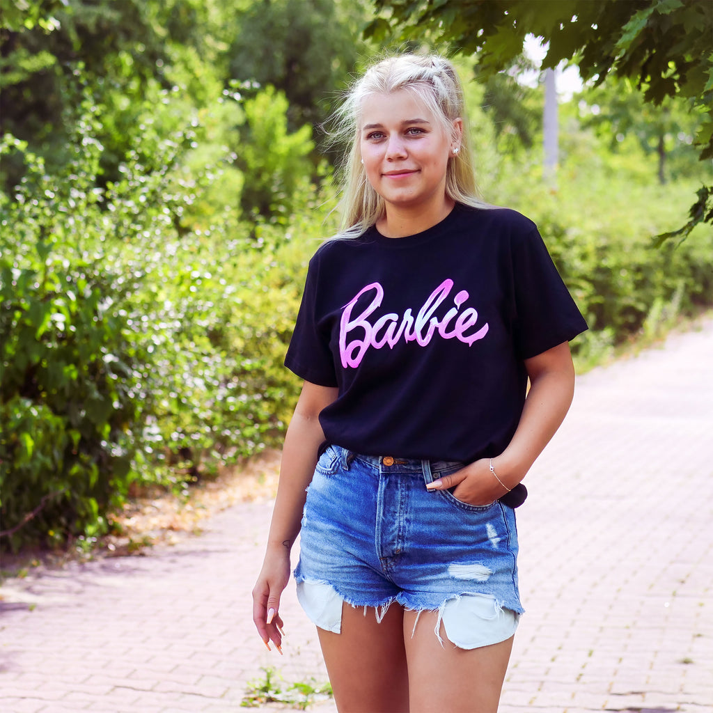 Immagine del prodotto Barbie - T-shirt nera con logo sciolto