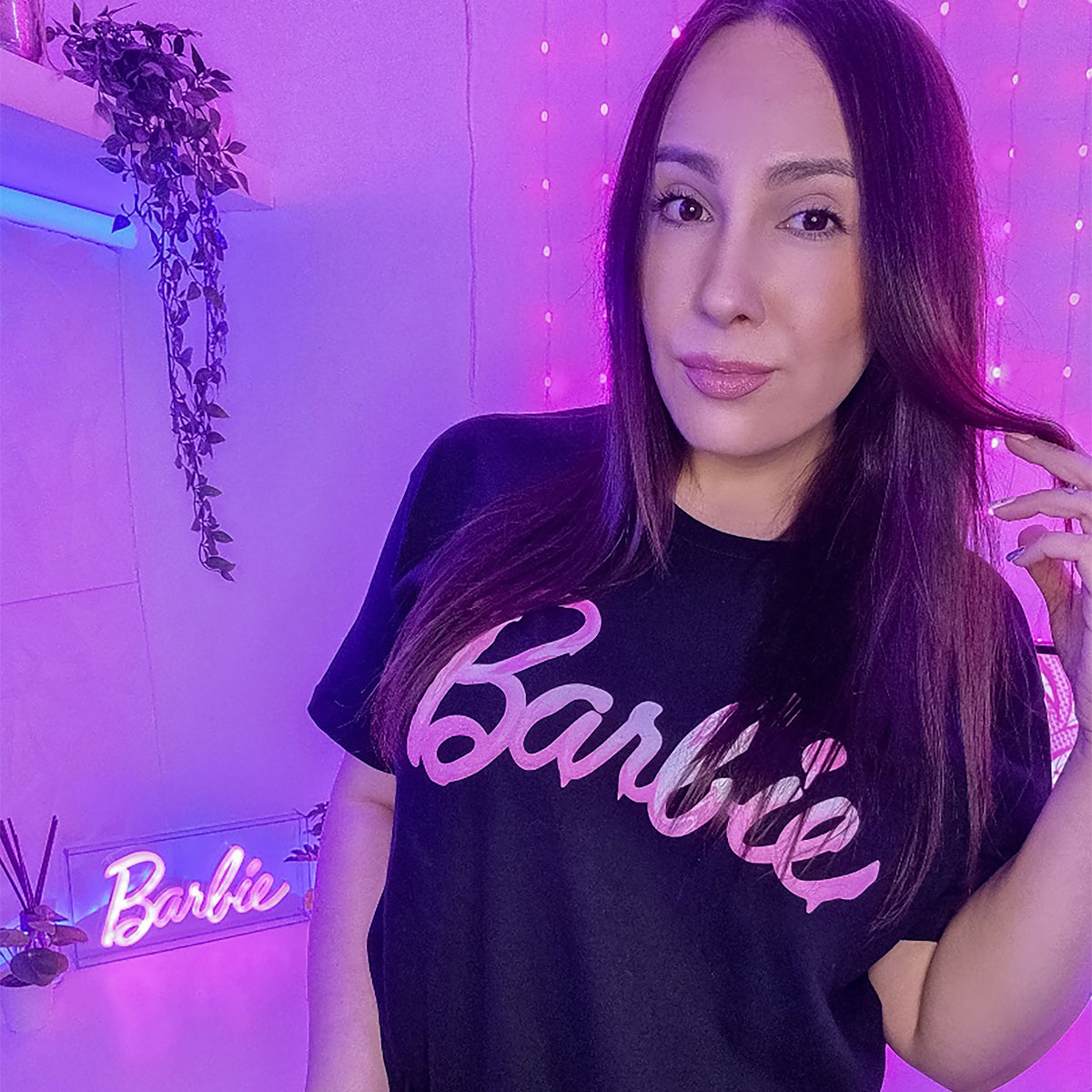 Immagine del prodotto Barbie - T-shirt nera con logo sciolto