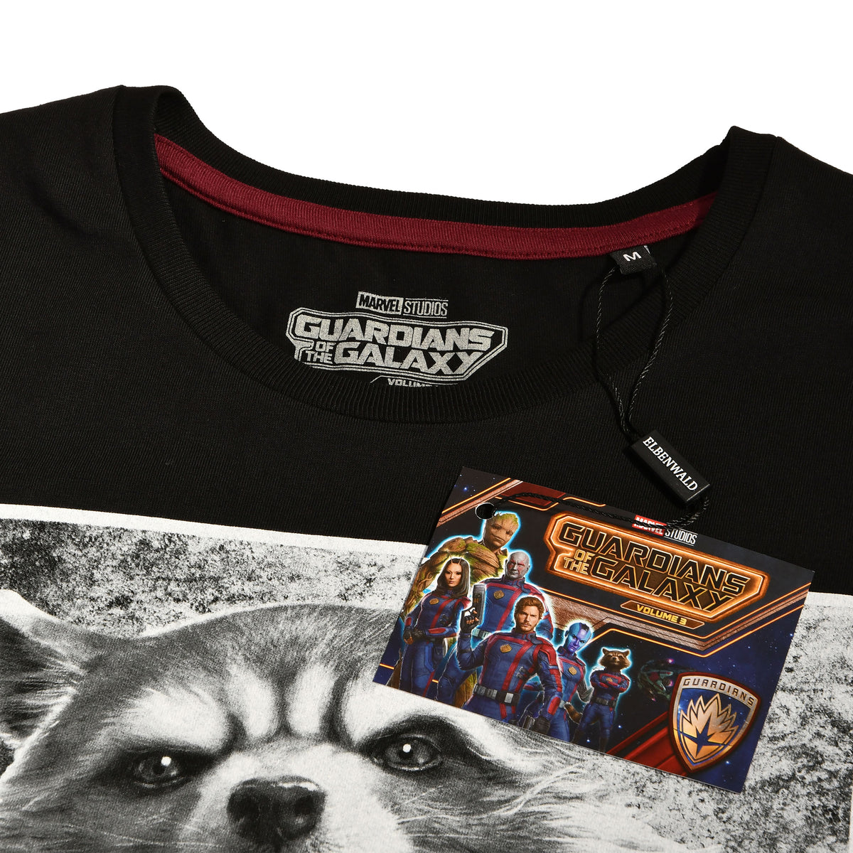 Image produit T-shirt Rocket Raccoon noir - Marvel