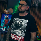 Image produit T-shirt Rocket Raccoon noir - Marvel