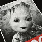 Immagine del prodotto T-shirt nera Baby Groot - Marvel