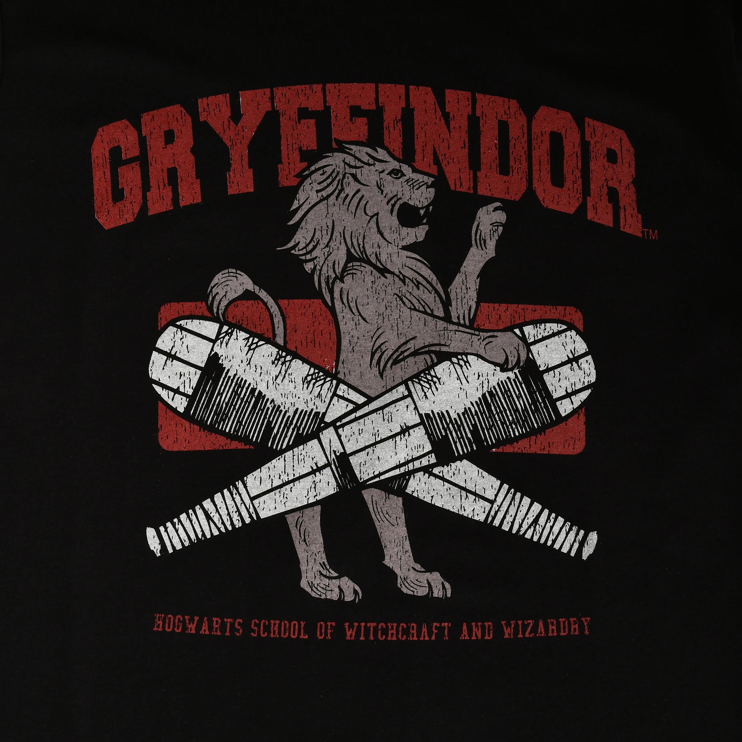 Image produit T-shirt de collège de Quidditch Gryffondor noir - Harry Potter