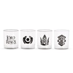 Produktbild Mittelerde Symbol Gläser 4er Set - Der Herr der Ringe