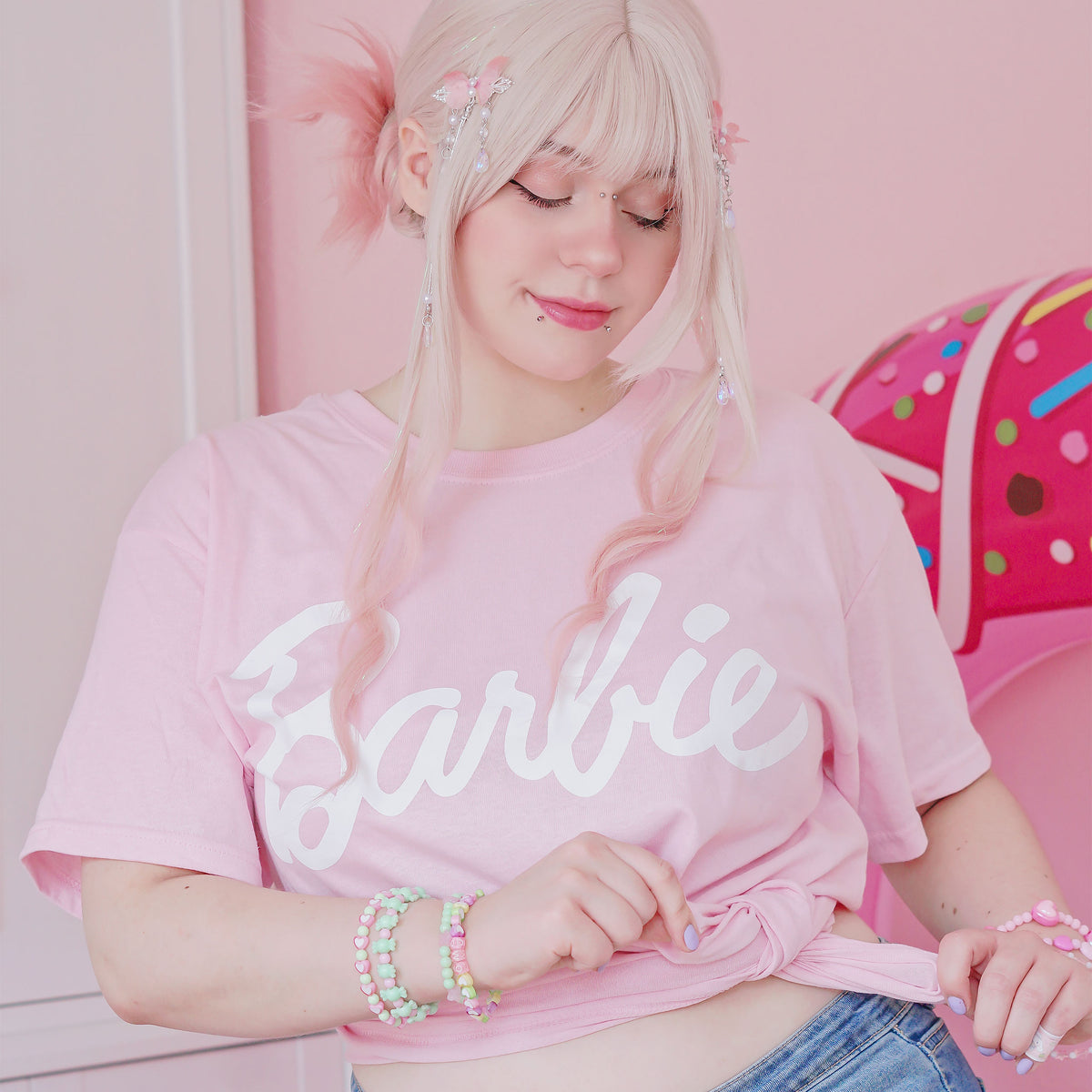 Immagine del prodotto Barbie - T-shirt rosa con logo
