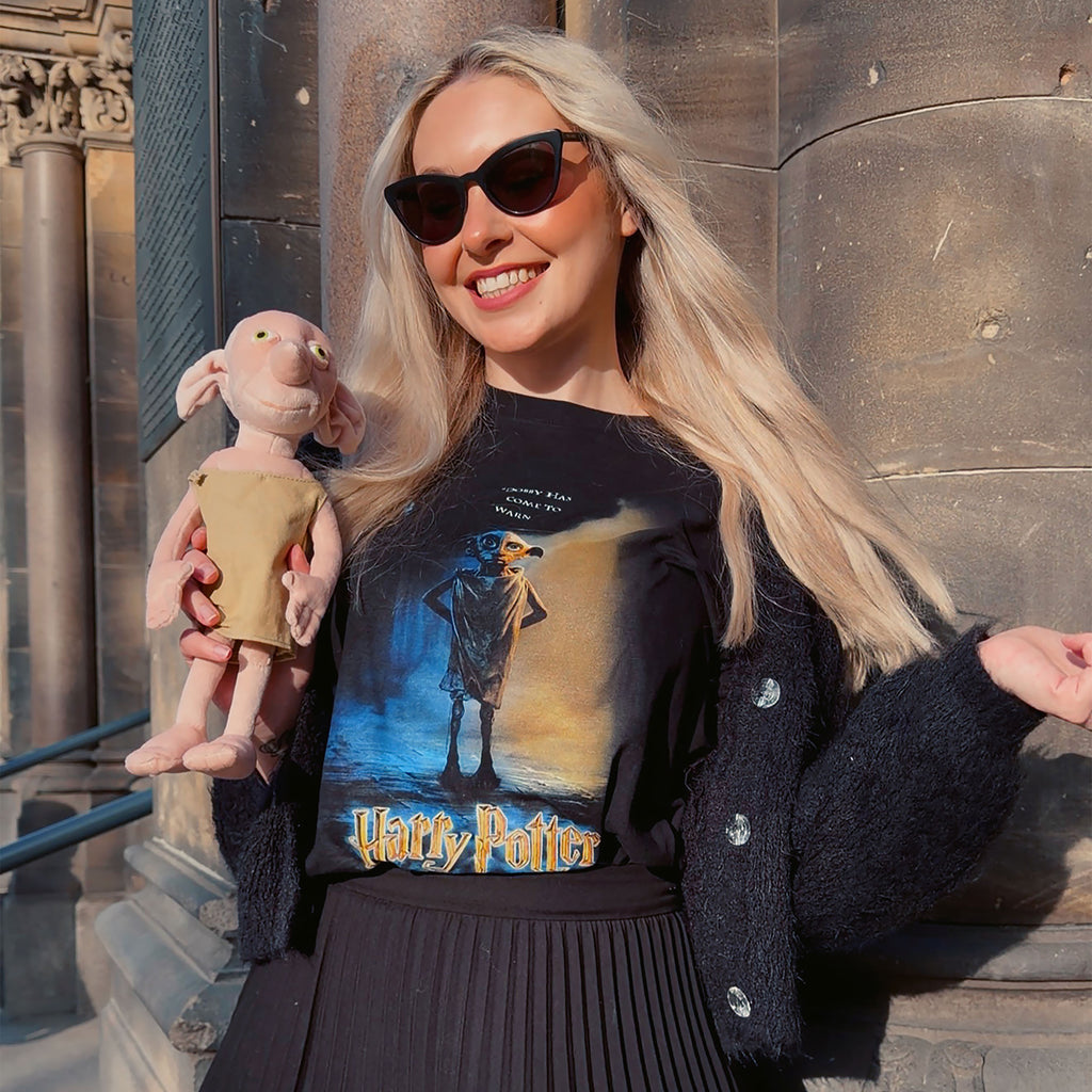 Immagine del prodotto Harry Potter - Maglietta nera con poster di Dobby