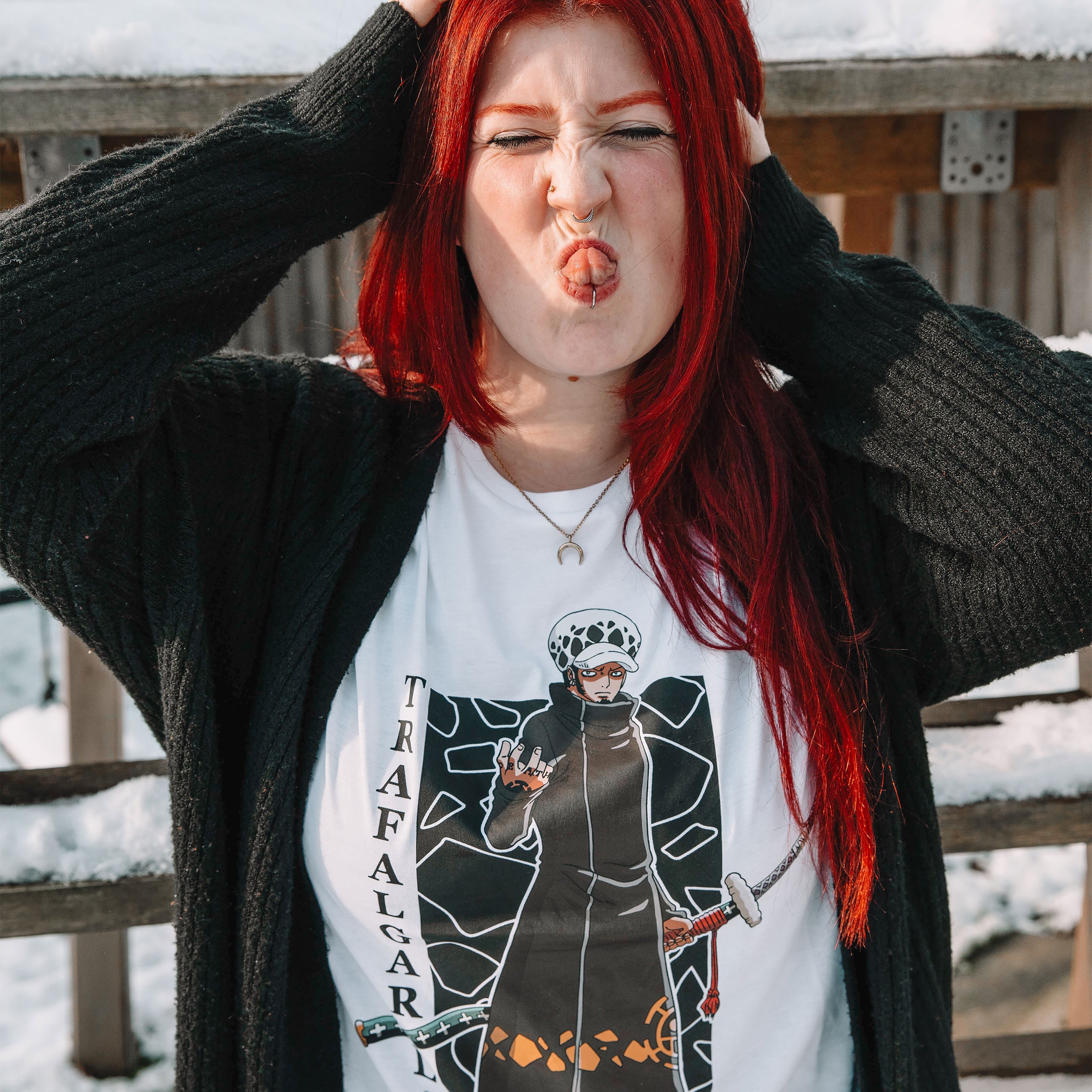 Produktbild One Piece - Trafalgar Law T-Shirt weiß