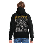 Produktbild Der Herr der Ringe - Karte von Mittelerde Hoodie schwarz