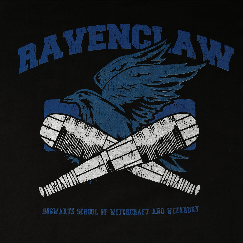 Produktbild Ravenclaw Quidditch College T-Shirt schwarz - Harry Potter