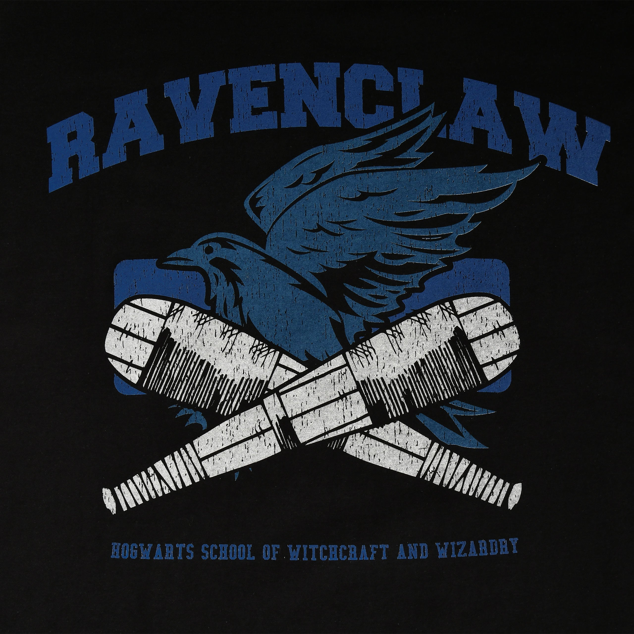 Product image Ravenclaw Quidditch College T-Shirt Black - Harry Potter