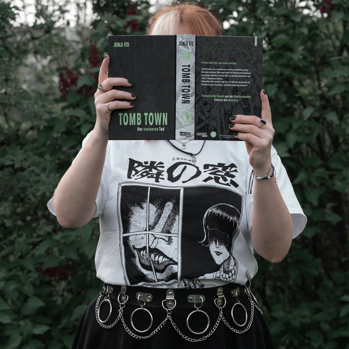 Immagine del prodotto Junji Ito - T-shirt bianca con finestra