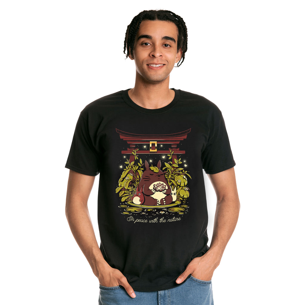 Produktbild Ilustrata - In Peace With The Nature T-Shirt schwarz