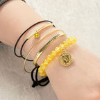 Produktbild Harry Potter - Hufflepuff Armbänder 5er Set
