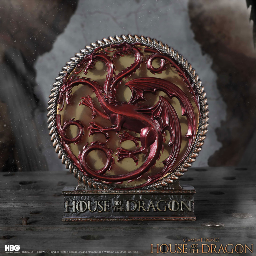 Immagine del prodotto Lampada da tavolo deluxe con stemma Targaryen - Casa del Drago