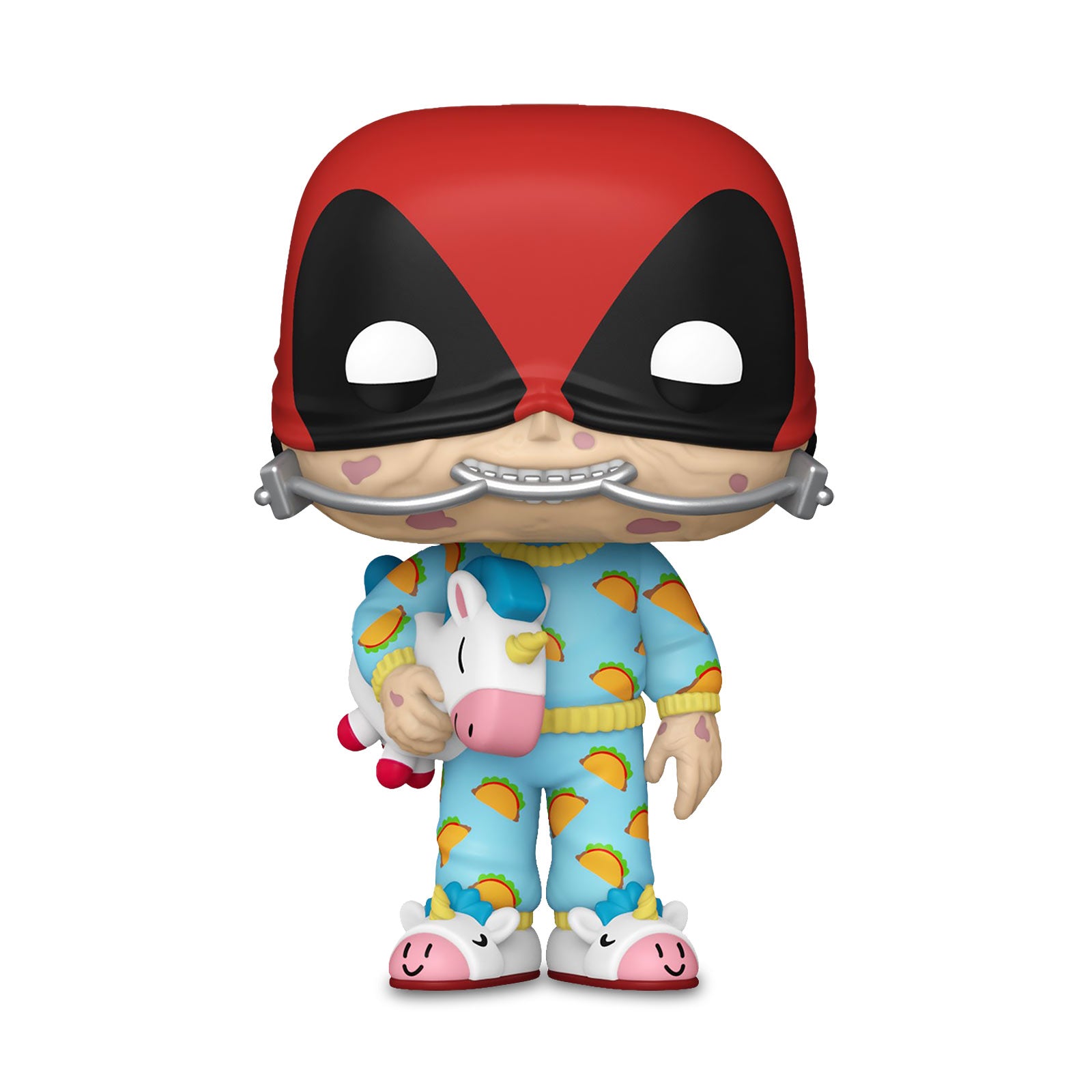 Produktbild Deadpool im Pyjama Sleepover Funko Pop Wackelkopf-Figur