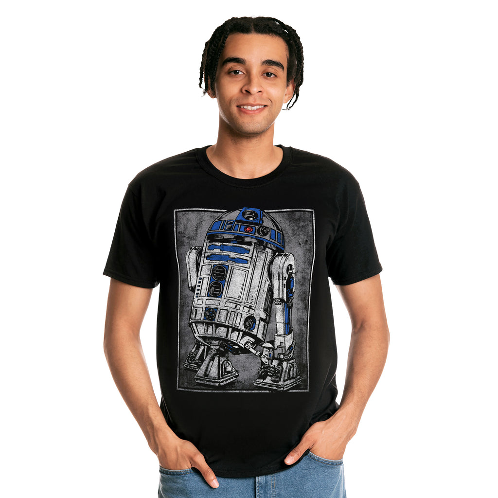 Immagine del prodotto Star Wars - T-shirt ritratto di R2D2 nera