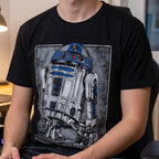 Immagine del prodotto Star Wars - T-shirt ritratto di R2D2 nera