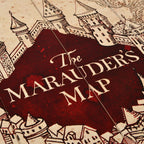 Produktbild Harry Potter - Karte des Rumtreibers Wandbild Holz