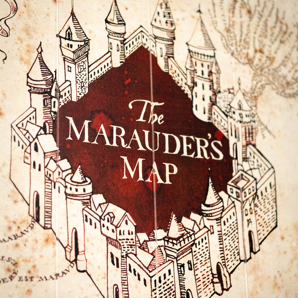 Produktbild Harry Potter - Karte des Rumtreibers Wandbild Holz