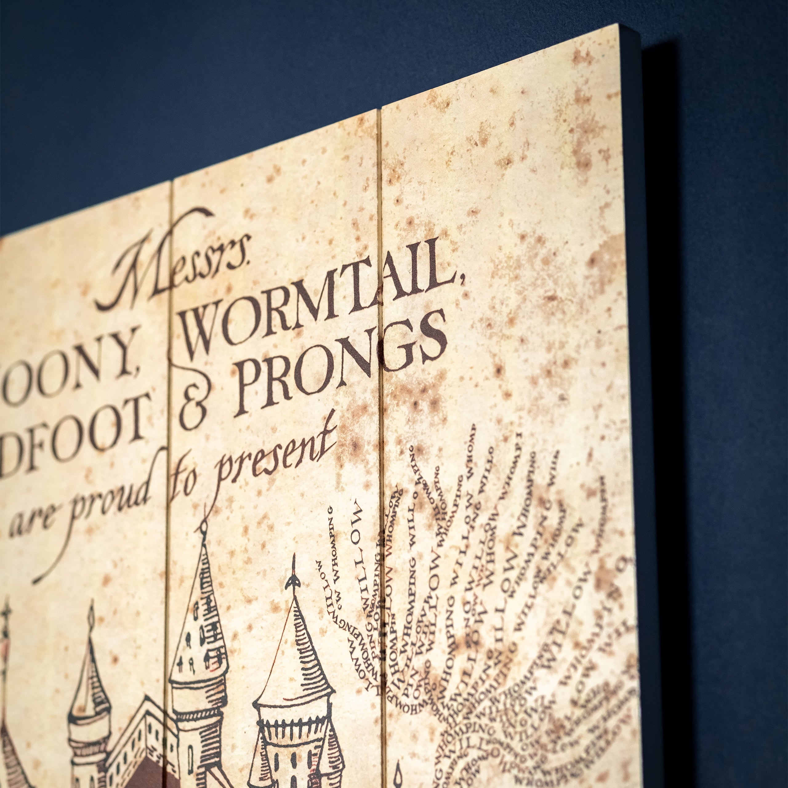 Image produit Harry Potter - Carte des Maraudeurs Art Mural en Bois