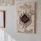 Produktbild Harry Potter - Karte des Rumtreibers Wandbild Holz