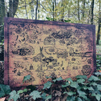 Produktbild Zelda - Hyrule Karte Wandbild Holz