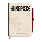 Produktbild One Piece - Strohhut Piraten Notizbuch mit Projektor Stift