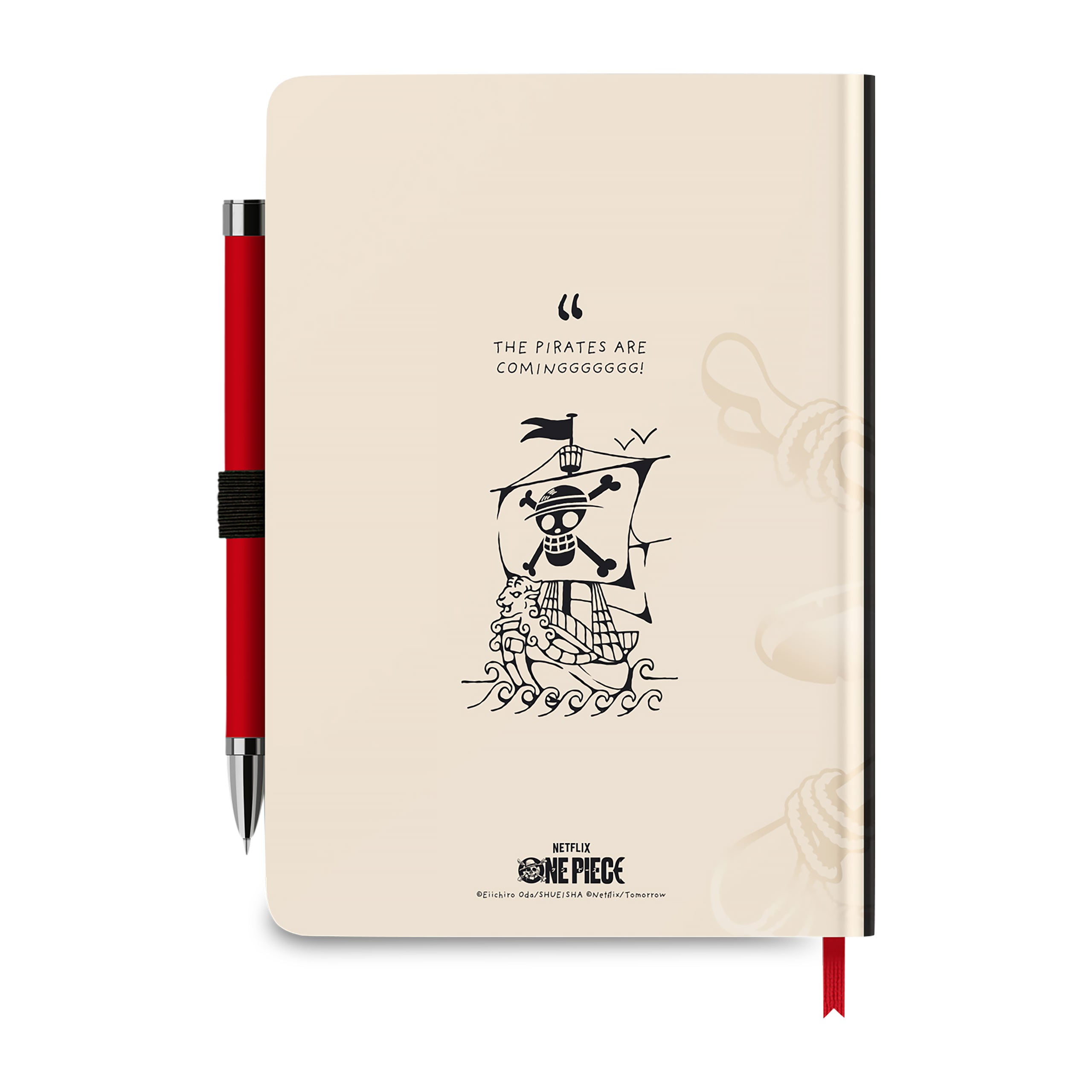 Produktbild One Piece - Strohhut Piraten Notizbuch mit Projektor Stift