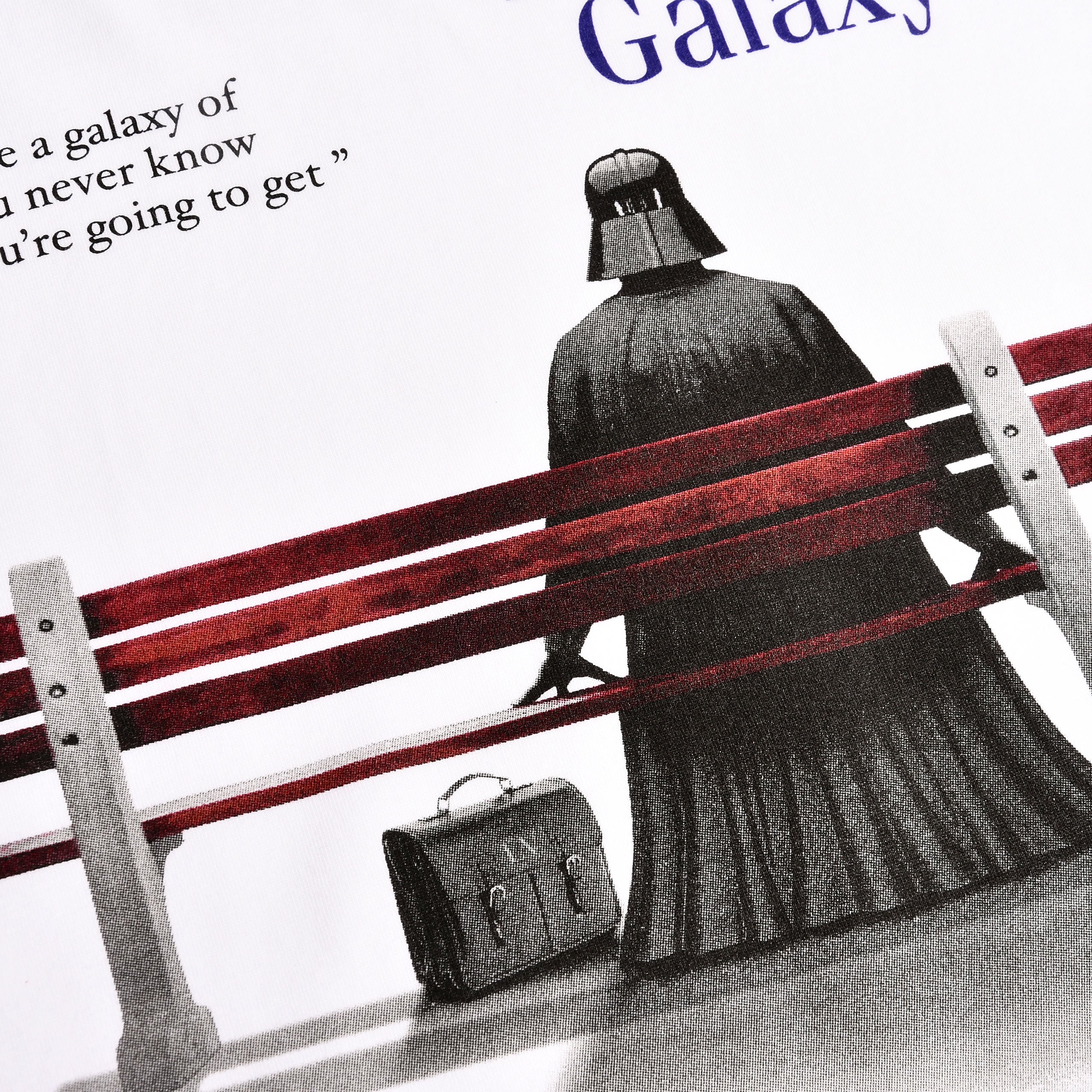 Image produit Dark Lord is Forrest Galaxy T-shirt blanc pour les fans de Star Wars