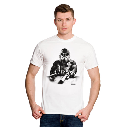Image produit T-shirt Agent Chewie pour les fans de Star Wars blanc
