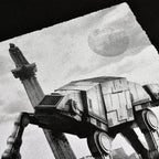 Immagine del prodotto T-shirt Empire Square per fan di Star Wars nera