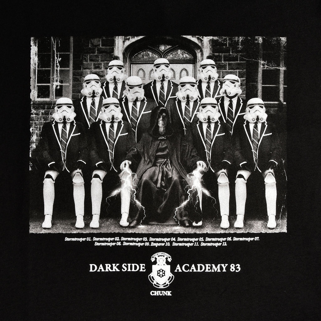 Immagine del prodotto Maglietta Dark Side Academy 83 per fan di Star Wars nera