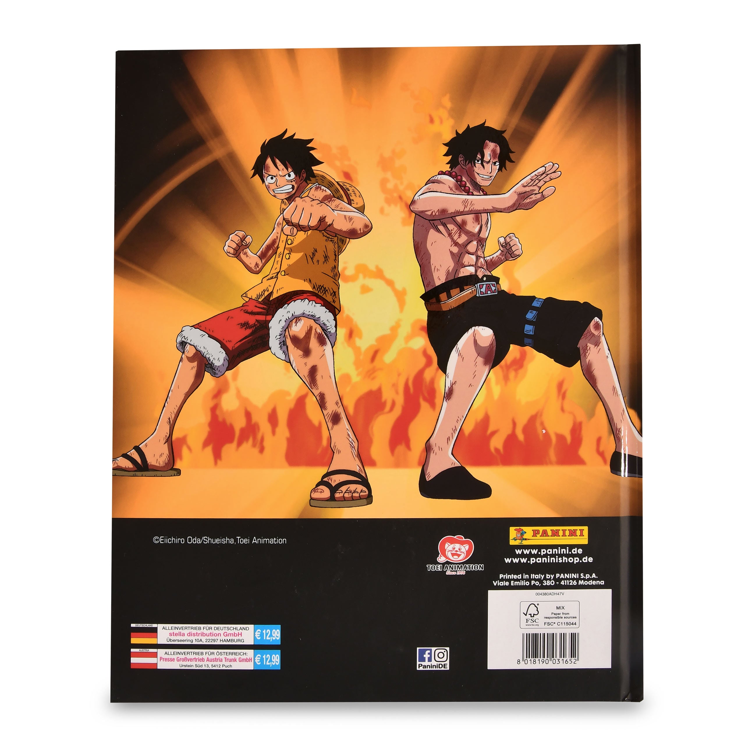 Image produit One Piece - Album d'autocollants de l'équipage de pirates couverture rigide