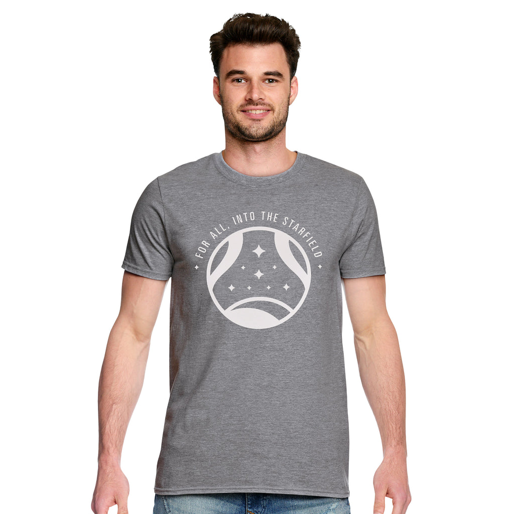 Image produit Starfield - T-shirt Into The Starfield gris