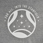 Image produit Starfield - T-shirt Into The Starfield gris