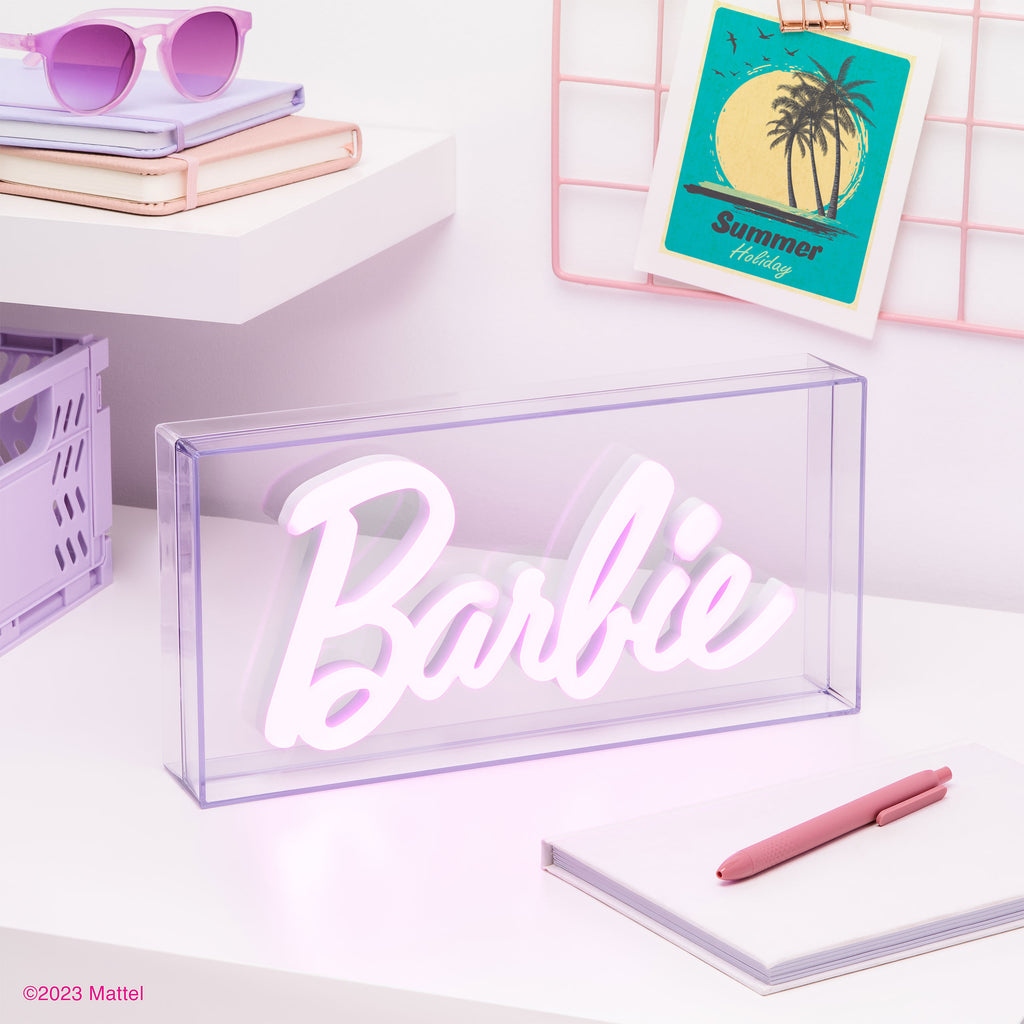 Image produit Barbie - Lampe Logo Néon