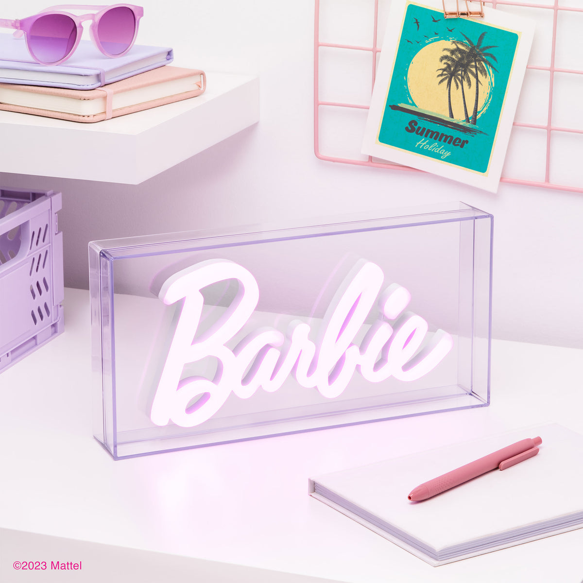 Image produit Barbie - Lampe Logo Néon