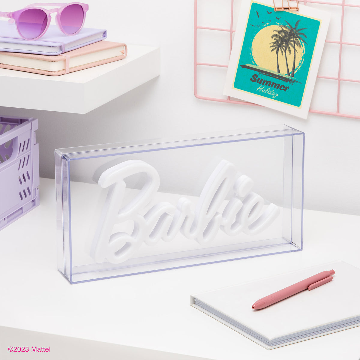 Image produit Barbie - Lampe Logo Néon