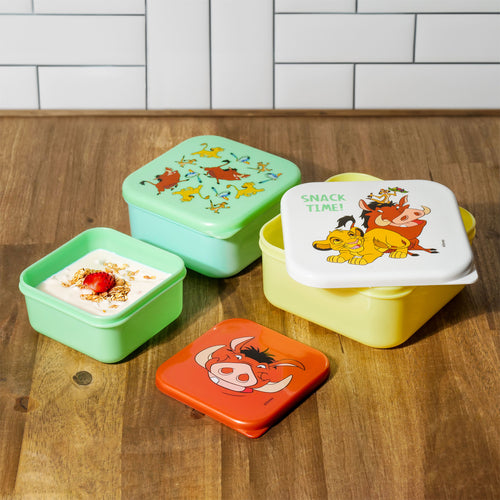 Image produit Le Roi Lion - Simba and Friends Lot de 3 boîtes à lunch