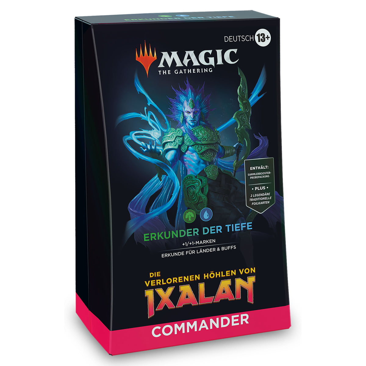 Produktbild Die verlorenen Höhlen von Ixalan - Erkunder der Tiefe Commander Deck - Magic The Gathering