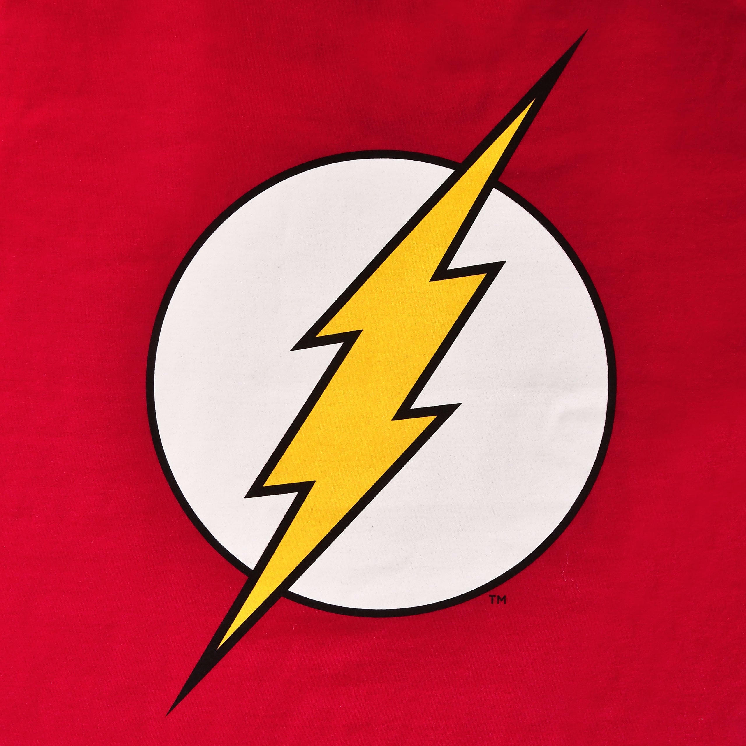 Immagine del prodotto T-shirt rossa con logo Flash