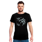 Produktbild Witcher - Wolf Medaillon T-Shirt schwarz
