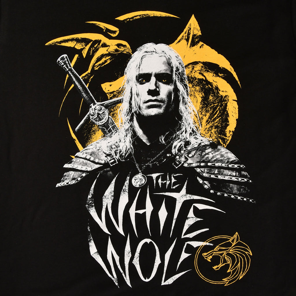 Product image Witcher - Geralt White Wolf T-Shirt black