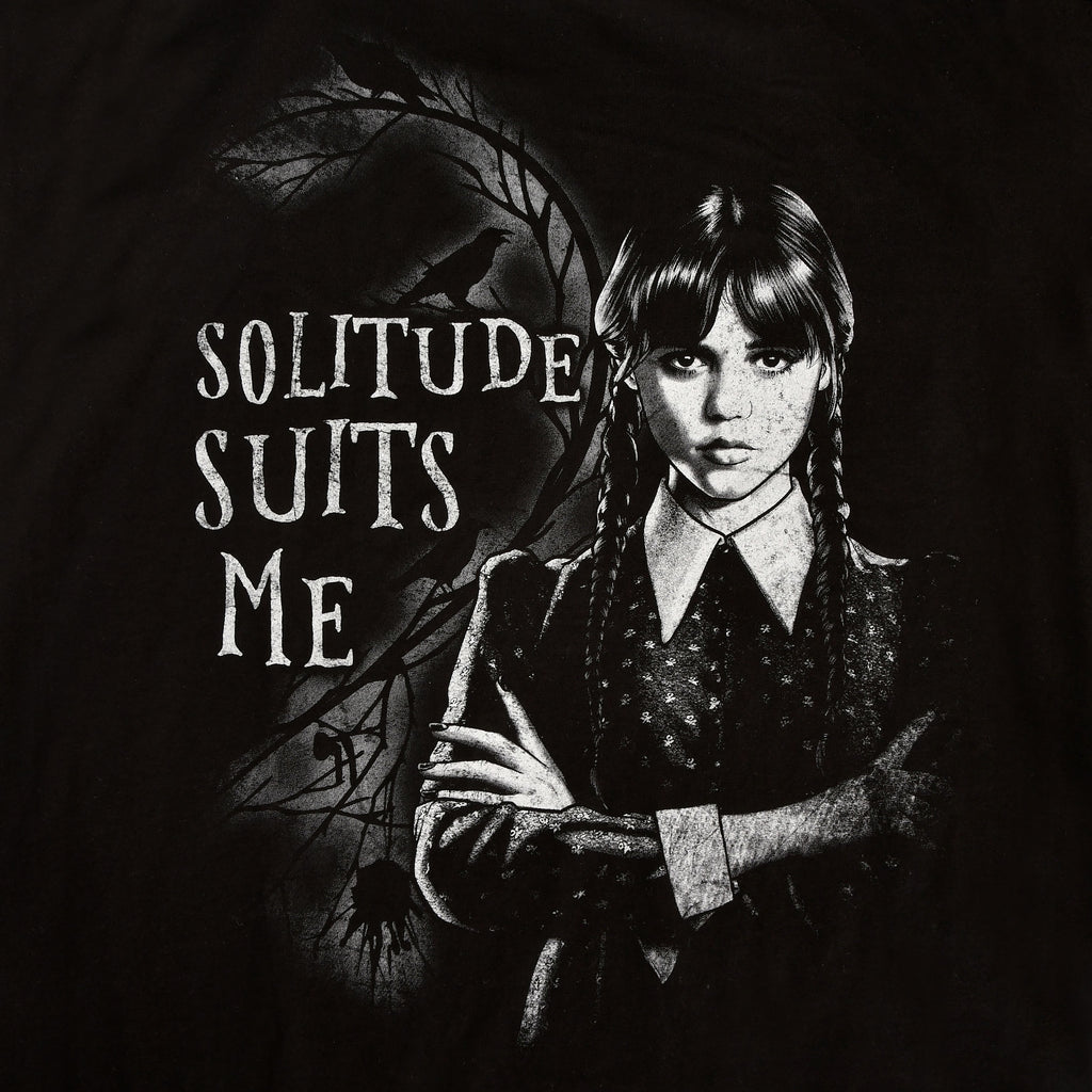 Image produit Mercredi - La Solitude Me Va Bien Cardigan À Capuche