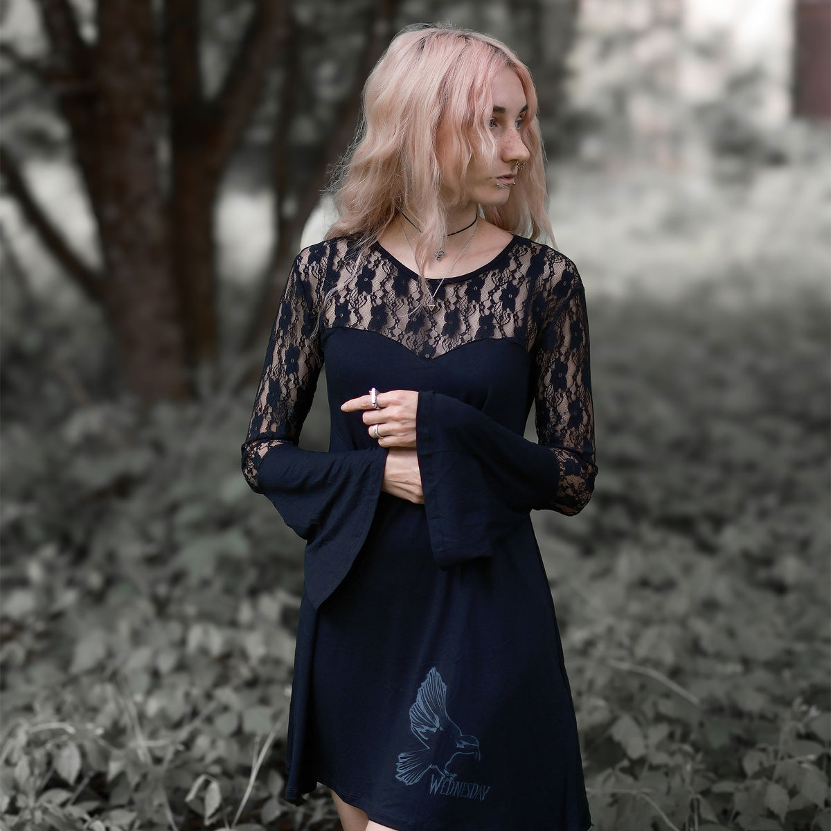 Produktbild Wednesday - Darkness Minikleid