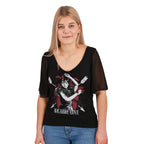 Produktbild Wednesday - Macabre Love T-Shirt mit Schmetterlingsärmeln