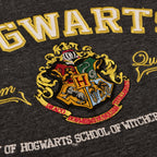 Image produit Harry Potter - T-shirt gris avec blason de Poudlard