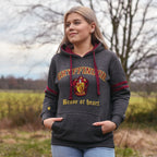 Produktbild Harry Potter - Gryffindor Wappen Premium Hoodie grau