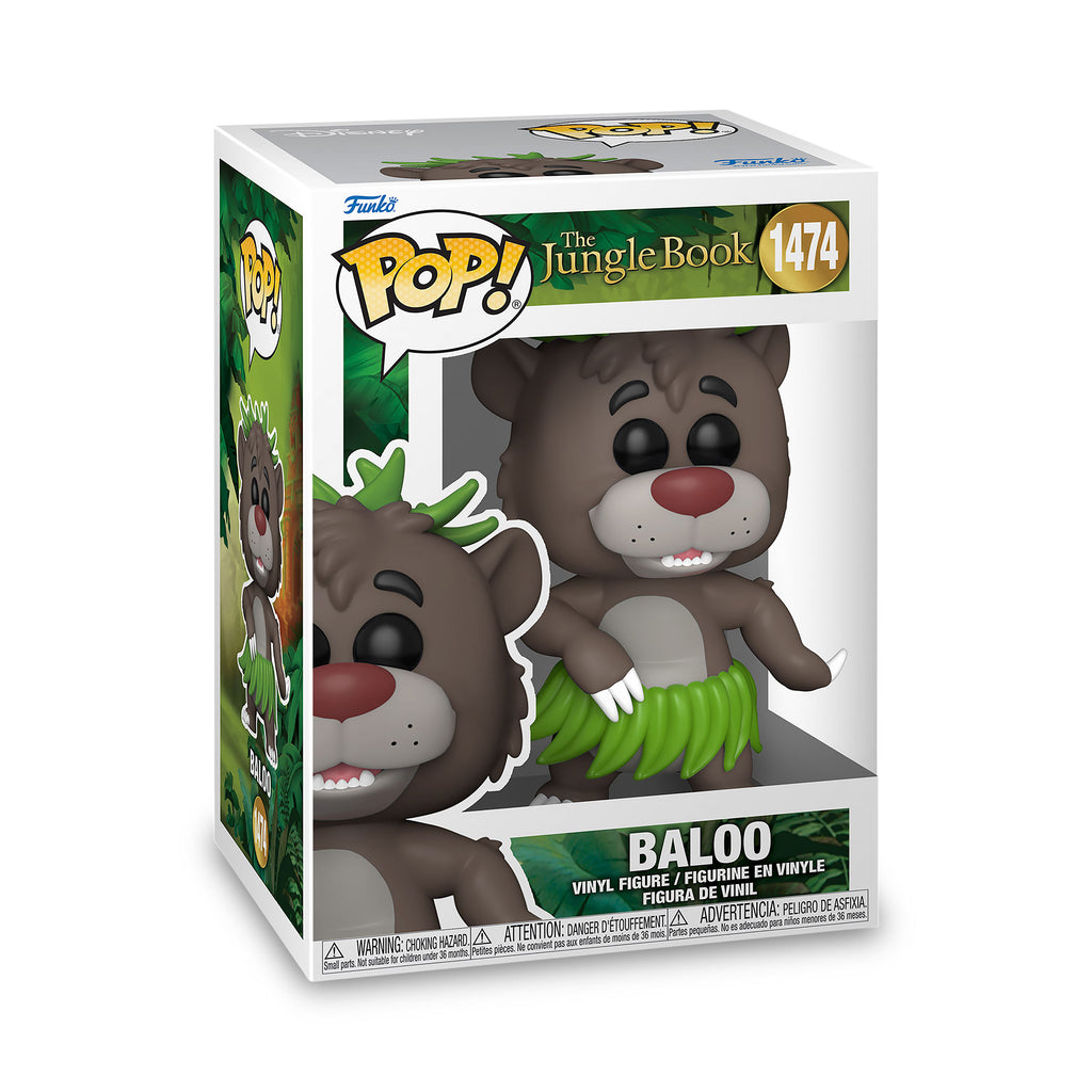 Image produit Livre de la jungle - Figurine Funko Pop Baloo