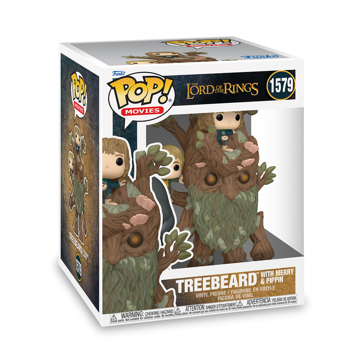 Image produit Seigneur des anneaux - Figurine Funko Pop de Sylvebarbe avec Merry & Pippin